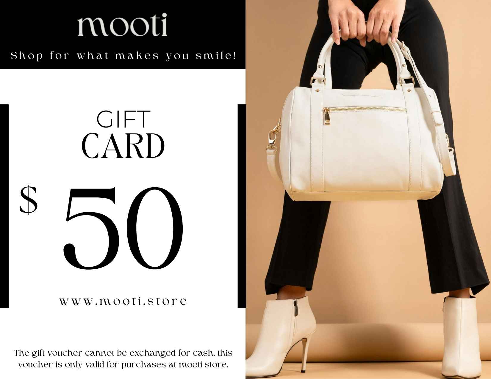 mooti gift voucher for $50