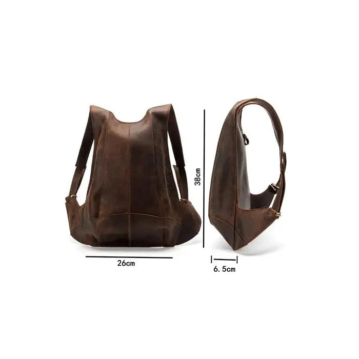 Aero | Anti-theft Genuine Leather Backpack