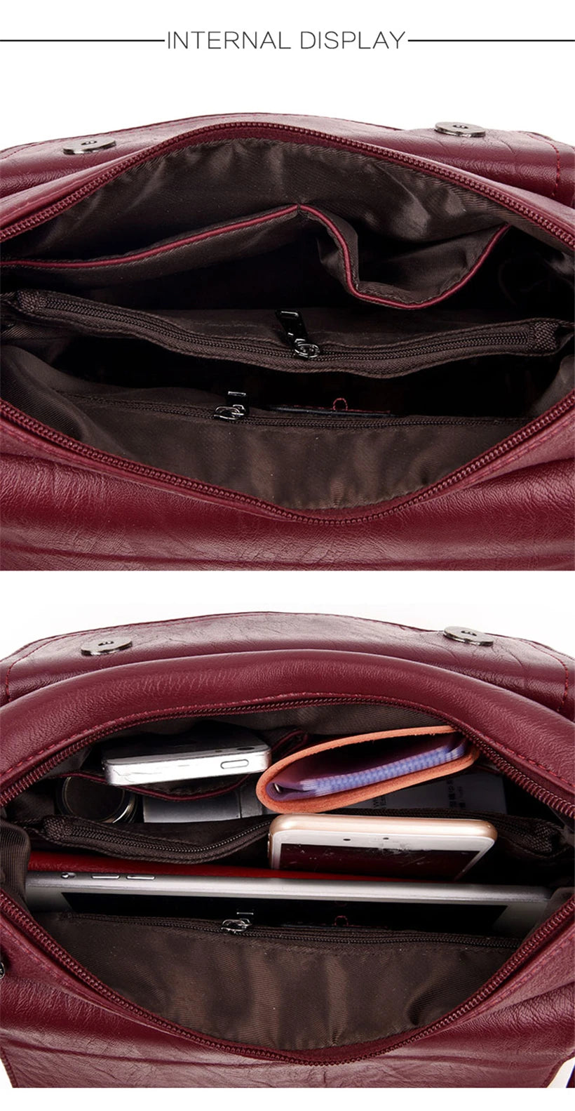 High-Quality Soft Leather Shoulder Bag For Women