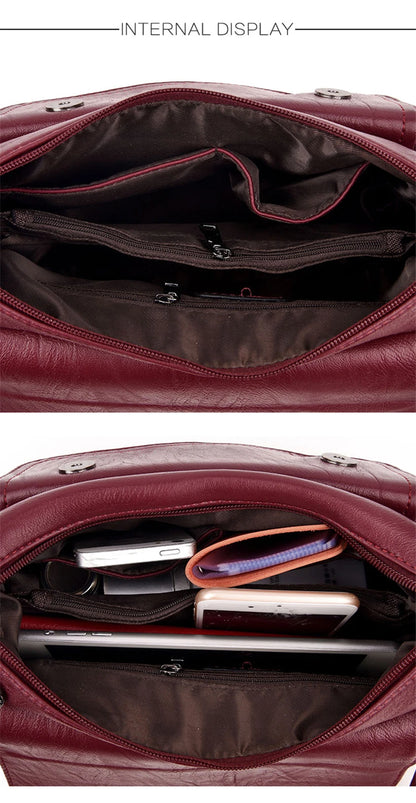 High-Quality Soft Leather Shoulder Bag For Women