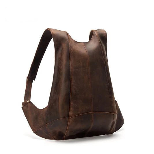 Anti-Theft Leather Shoulder Backpack For Women