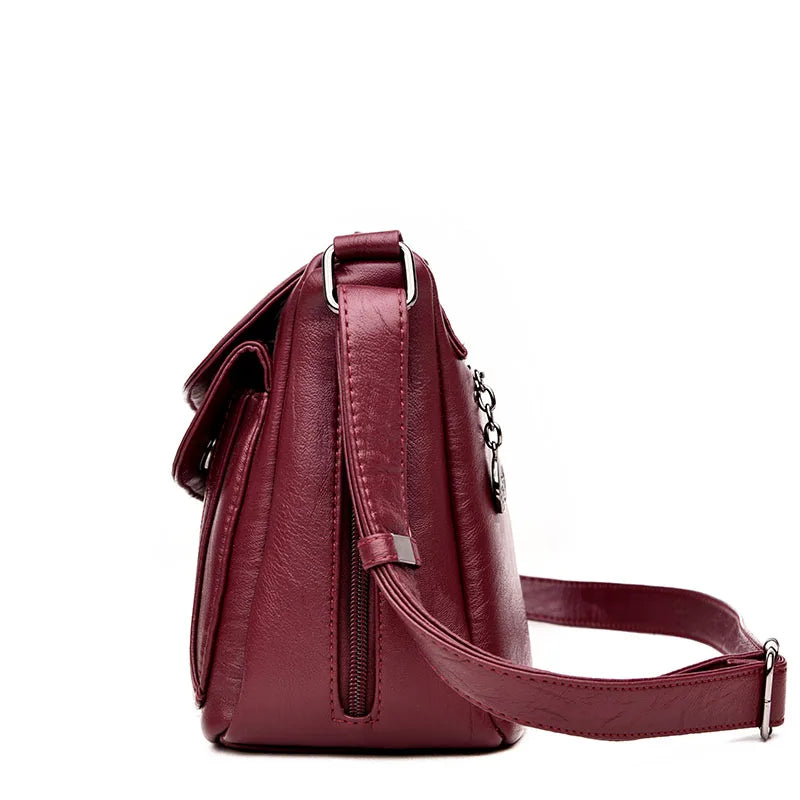 High-Quality Soft Leather Shoulder Bag For Women