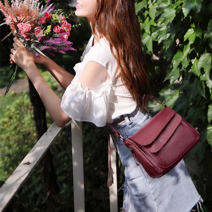 High-Quality Soft Leather Shoulder Bag For Women