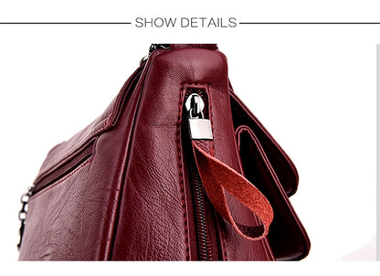 High-Quality Soft Leather Shoulder Bag For Women