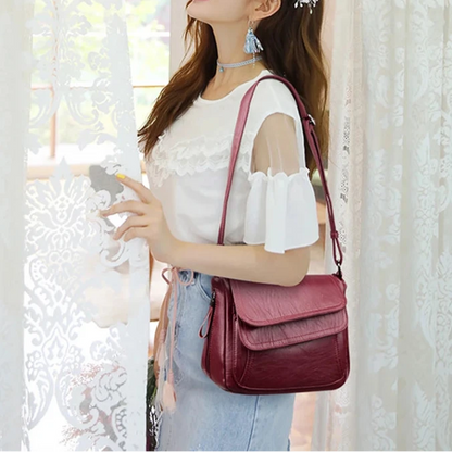 High-Quality Soft Leather Shoulder Bag For Women