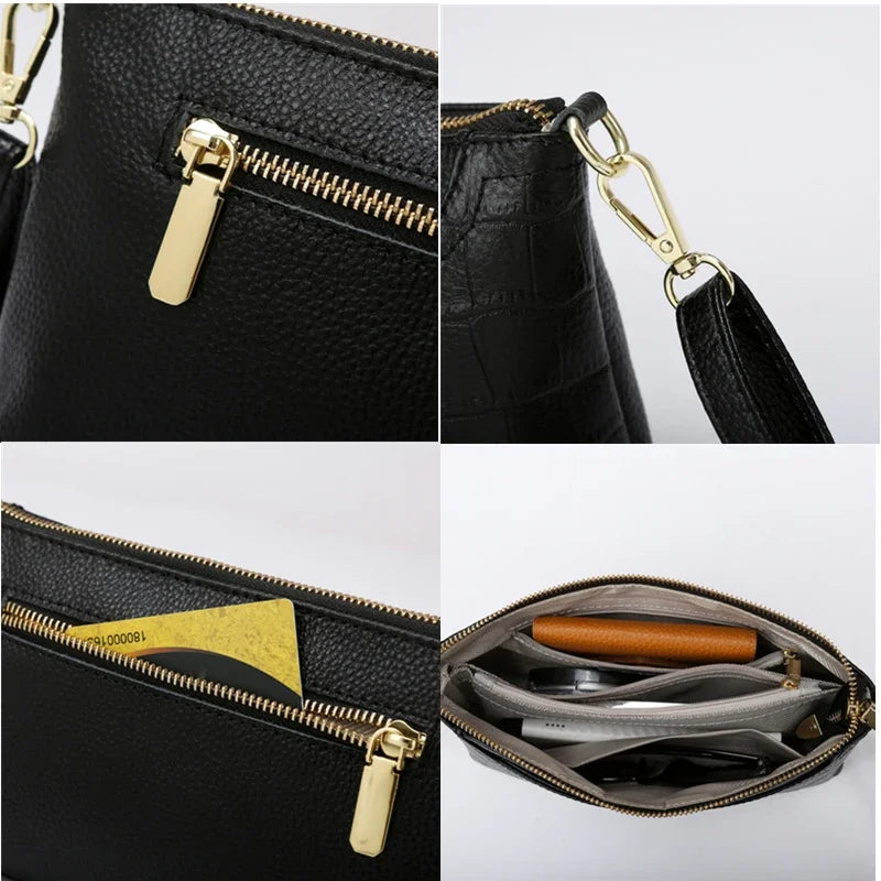 Genuine Leather Crossbody Sac for Women – Stylish & Durable Bag