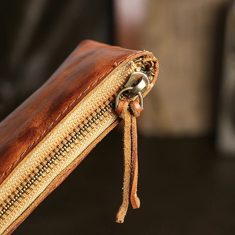 Handmade Genuine Leather Purse for Small Objects