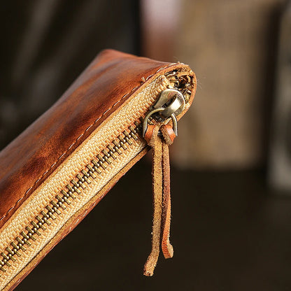 Handmade Genuine Leather Purse for Small Objects