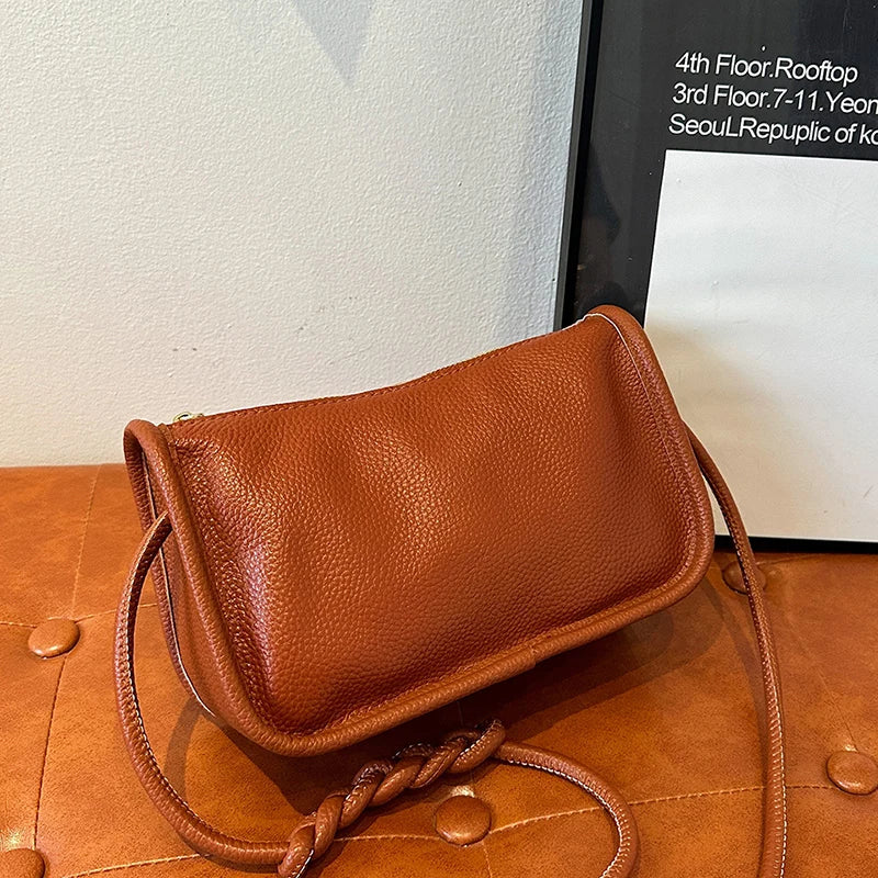 Genuine Leather Crossbody Bags for Women