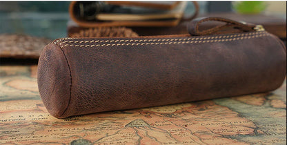 Handmade Genuine Leather Pen Pouch