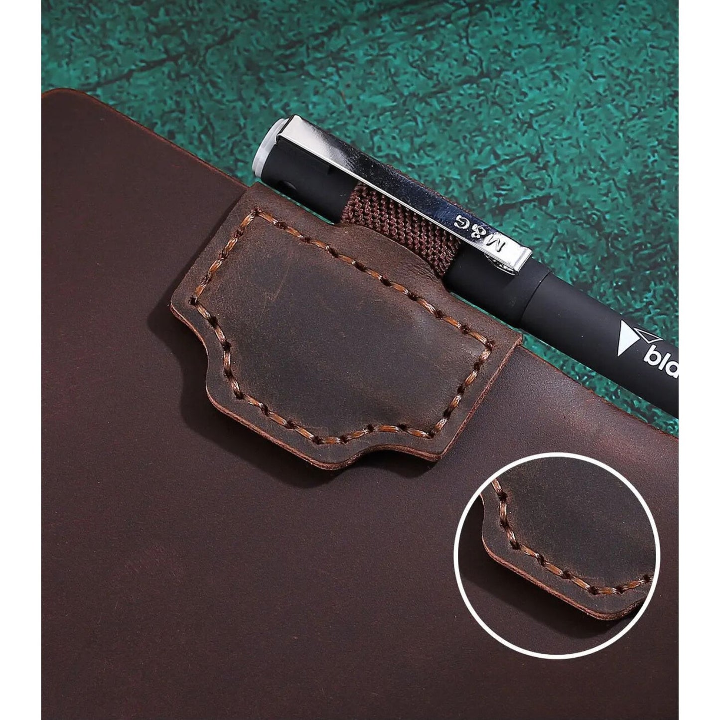 Magnetic Leather Bookmark | Double-Sided Magnet Page Divider