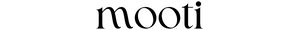 Black 'mooti' logo on a white background